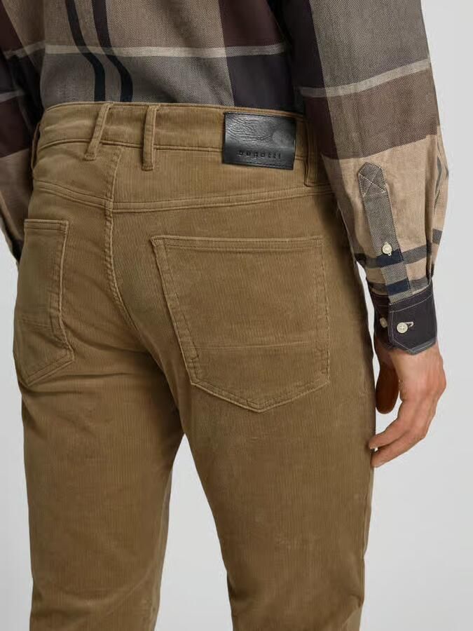 Bugatti Modern fit corduroy broek met 5-pocketmodel - Foto 2
