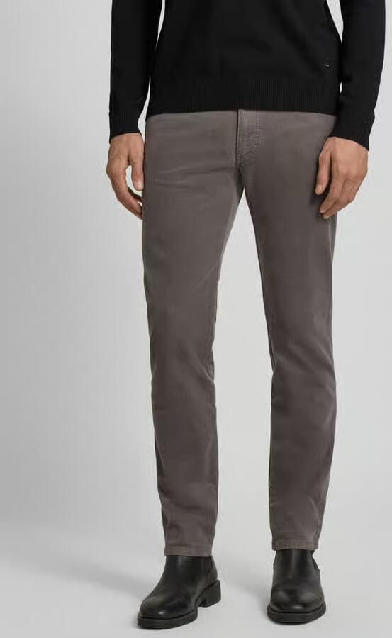 Bugatti Modern fit corduroy broek met 5-pocketmodel - Foto 2