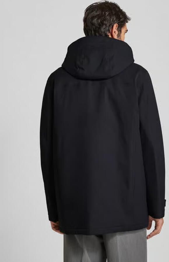 Bugatti Sportieve Parka met Afneembare Capuchon Blue Heren - Foto 5