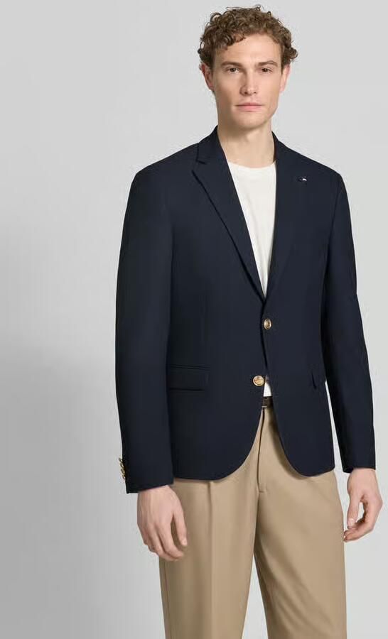 Bugatti Regular Fit 2-knoop colbert met klepzakken - Foto 4