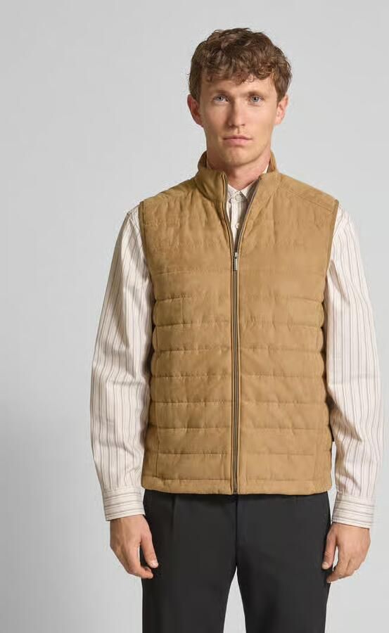 Bugatti Regular fit bodywarmer met opstaande kraag - Foto 2