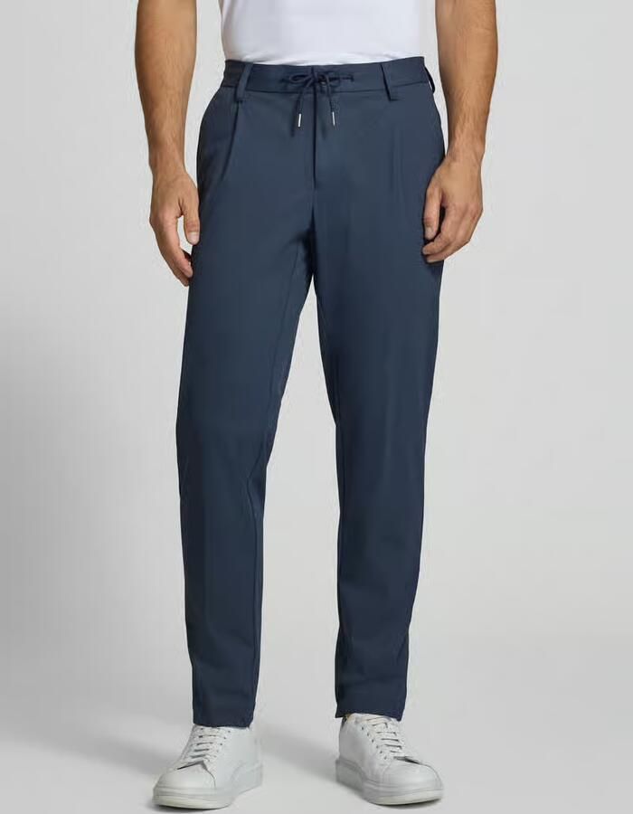 Bugatti Regular fit broek met tunnelkoord en steekzakken - Foto 3