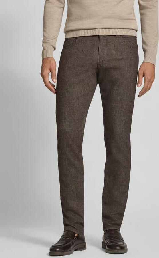 Bugatti regular fit broek van katoenmix met viscose model 'Cordoba' - Foto 2