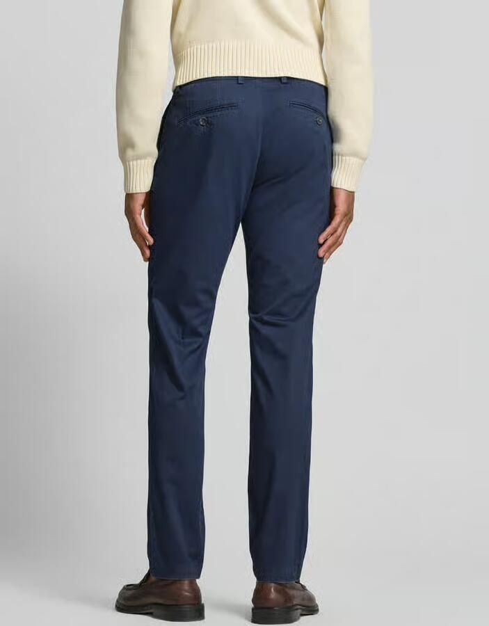 Bugatti Fijn gestructureerde Chino met achterzakken - Foto 2