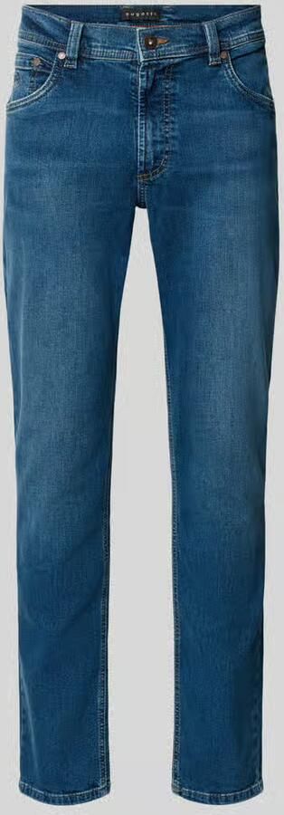 Bugatti regular fit jeans met steekzakken