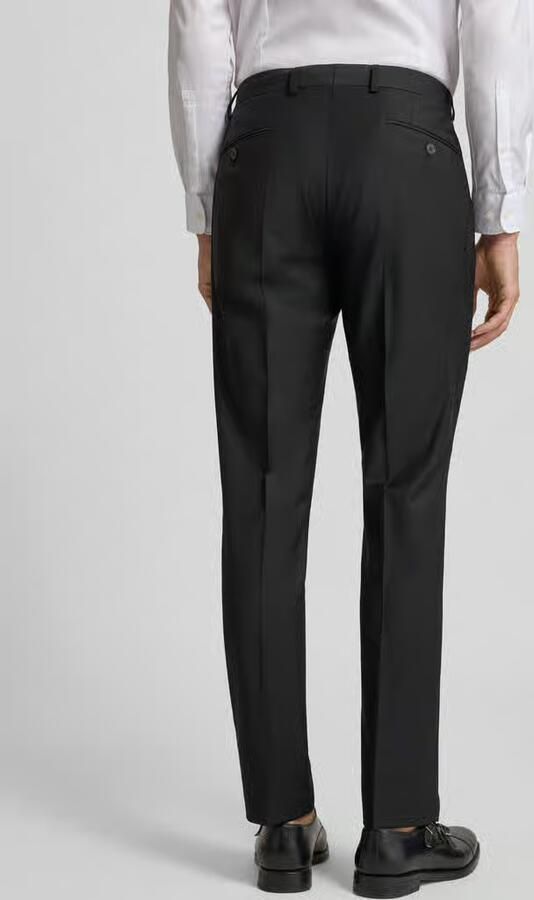 Bugatti Regular fit pantalon met persplooien - Foto 3
