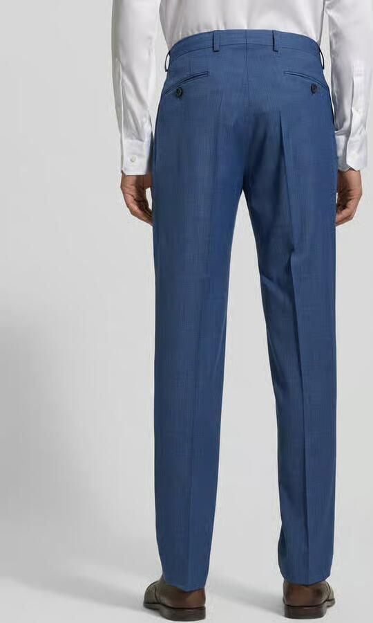 Bugatti Regular fit pantalon met persplooien - Foto 3