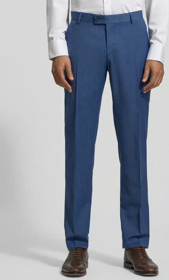 Bugatti Regular fit pantalon met persplooien - Foto 2