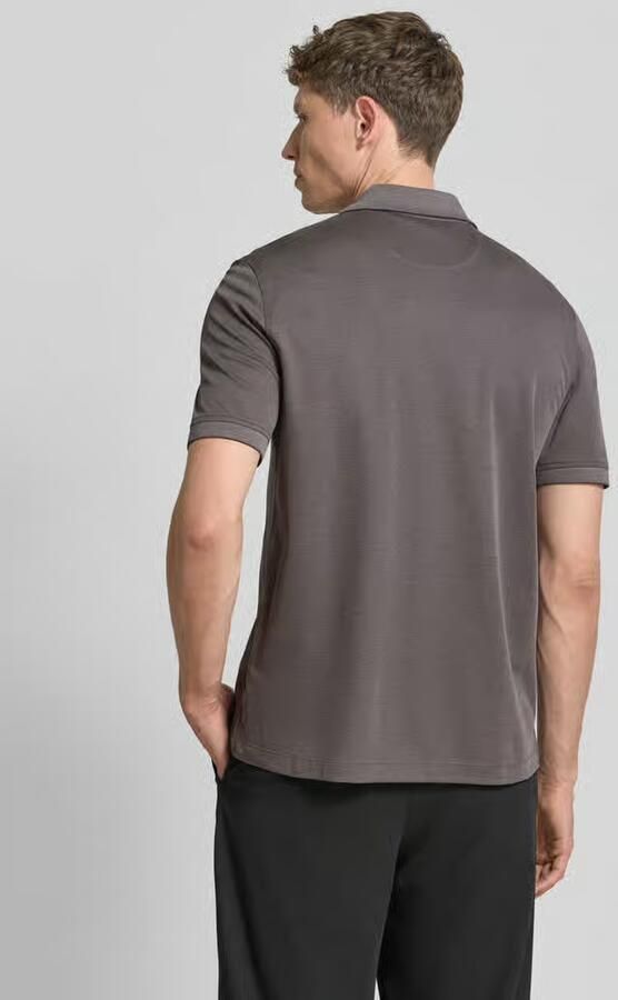 Bugatti regular fit poloshirt met borstzak en labelstitching - Foto 3