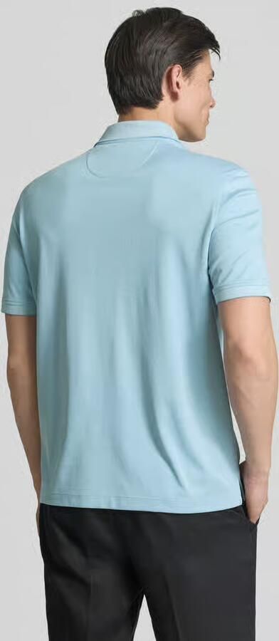 Bugatti regular fit poloshirt met borstzak en labelstitching