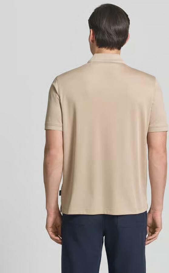 Bugatti regular fit poloshirt met borstzak en labelstitching - Foto 3