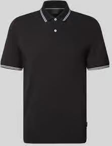 Bugatti regular fit poloshirt met gestikt logo