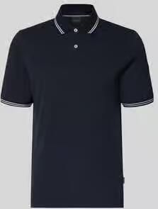 Bugatti regular fit poloshirt met gestikt logo