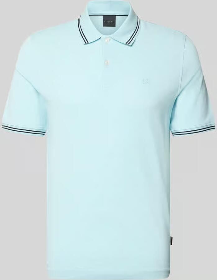 Bugatti regular fit poloshirt met gestikt logo - Foto 2
