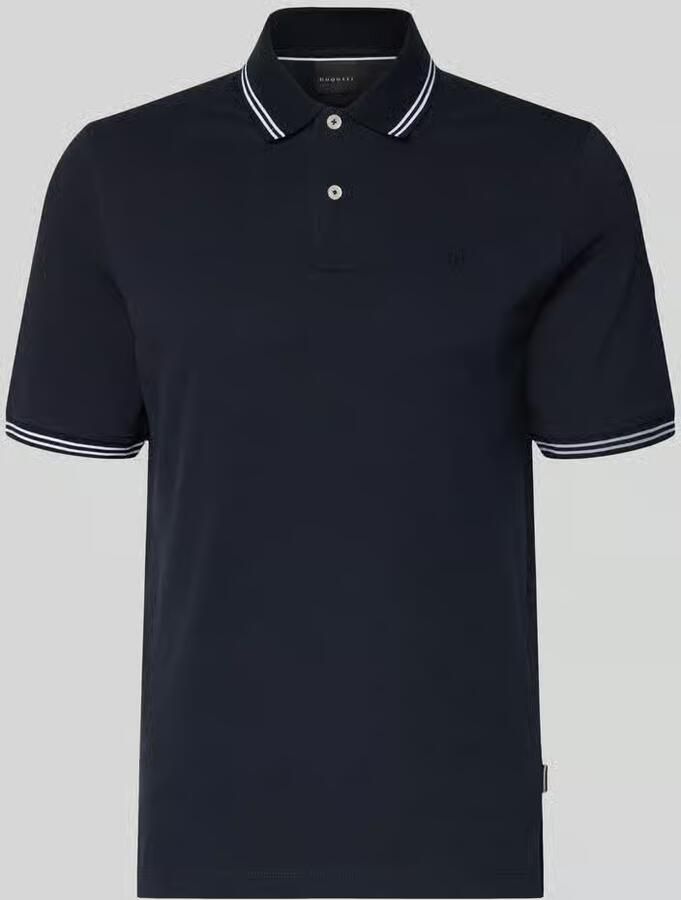 Bugatti regular fit poloshirt met gestikt logo - Foto 2