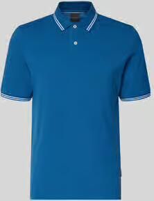 Bugatti regular fit poloshirt met gestikt logo