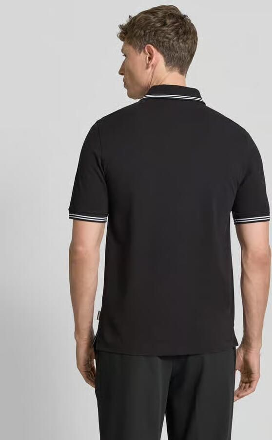 Bugatti regular fit poloshirt met gestikt logo - Foto 2