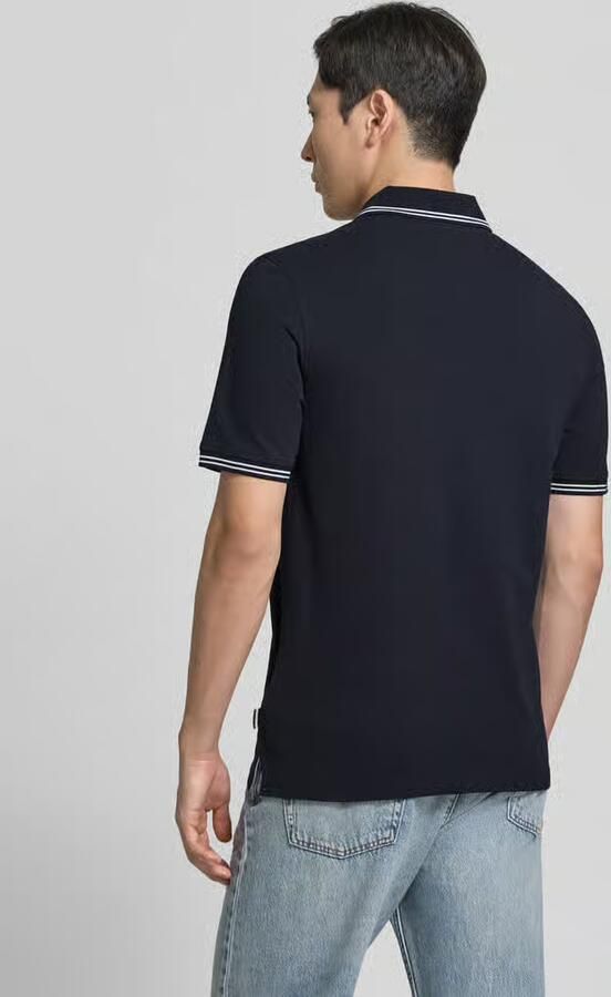 Bugatti regular fit poloshirt met gestikt logo - Foto 3