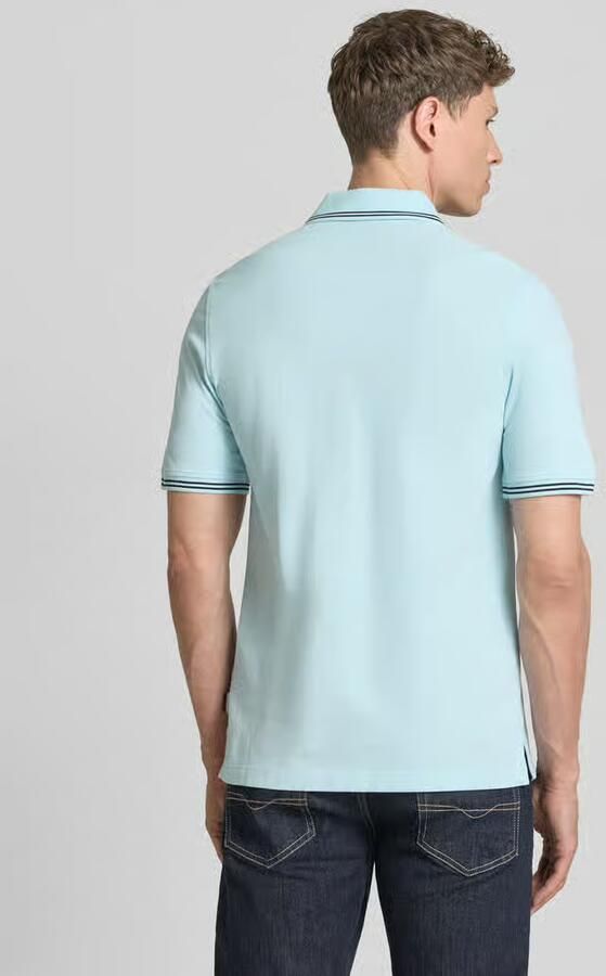 Bugatti regular fit poloshirt met gestikt logo - Foto 4
