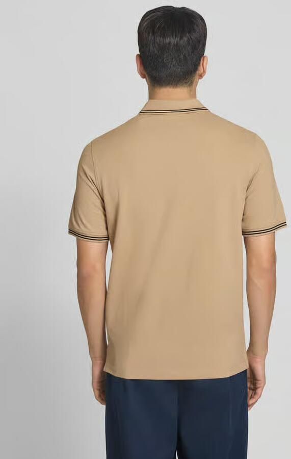 Bugatti regular fit poloshirt met gestikt logo