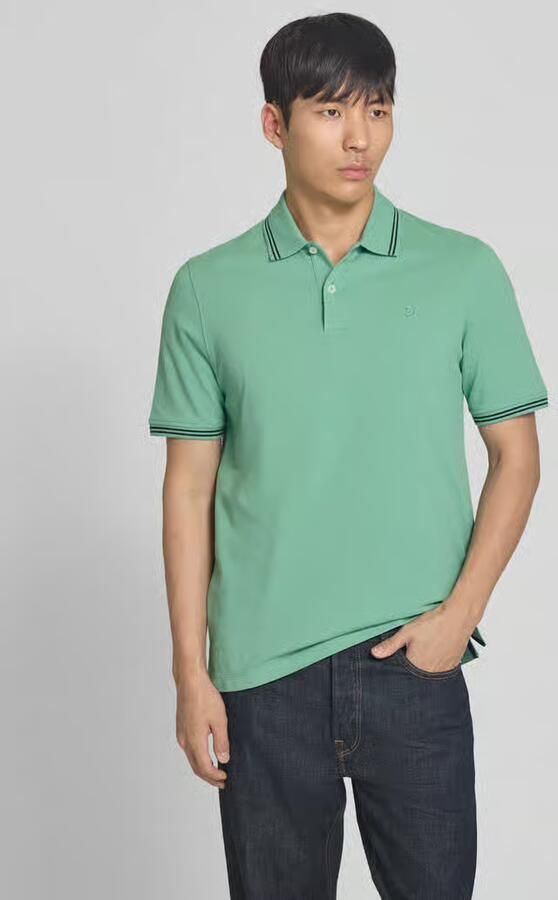 Bugatti regular fit poloshirt met gestikt logo - Foto 3