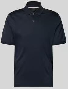 Bugatti regular fit poloshirt met knooplijst