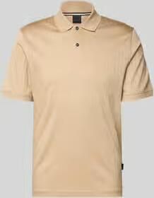 Bugatti regular fit poloshirt met knooplijst