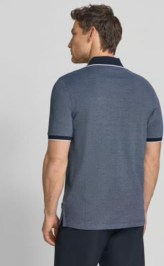 Bugatti regular fit poloshirt met labelstitching - Foto 3