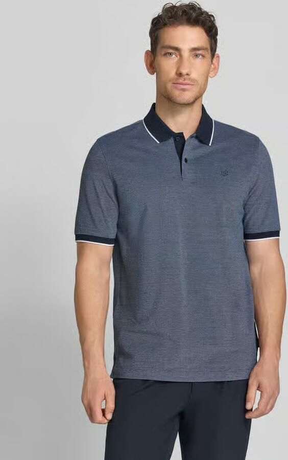 Bugatti regular fit poloshirt met labelstitching - Foto 2