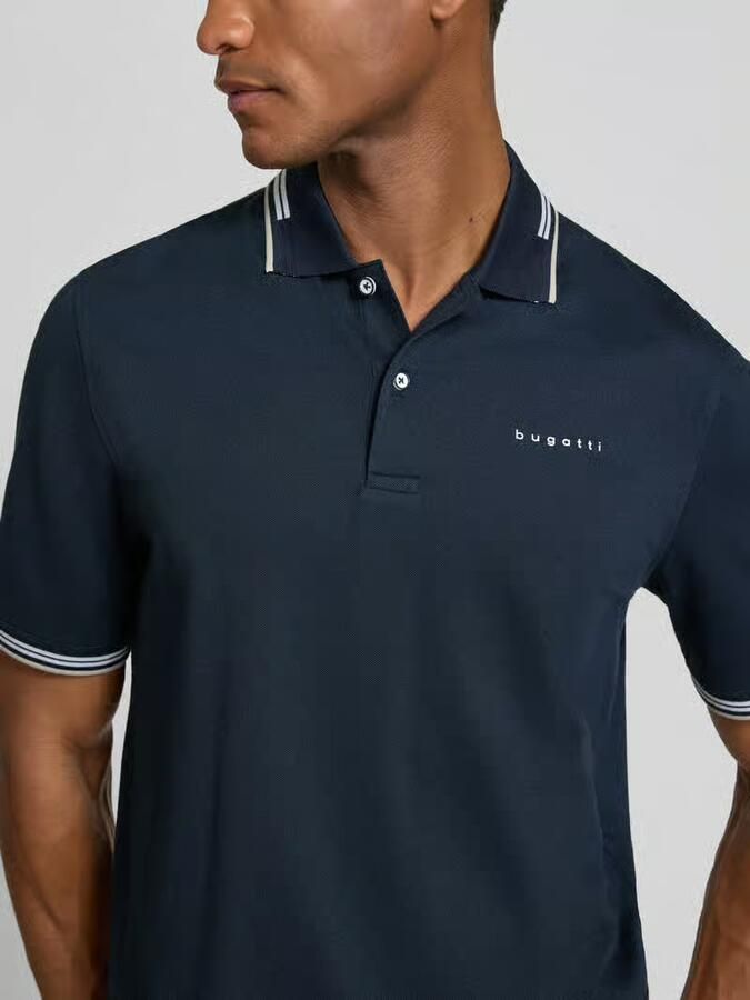 Bugatti regular fit poloshirt met logo