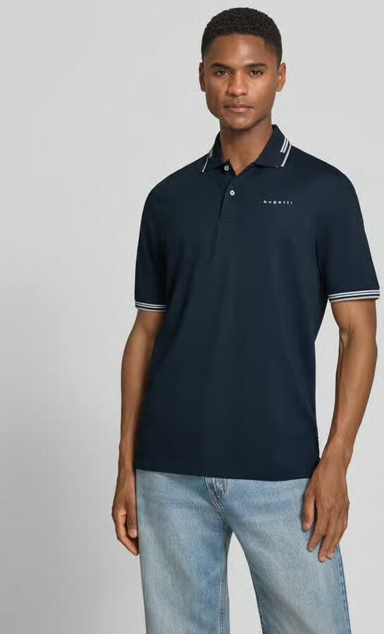 Bugatti regular fit poloshirt met logo - Foto 2
