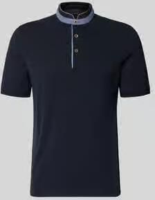 Bugatti regular fit poloshirt met opstaande kraag en gestikt logo