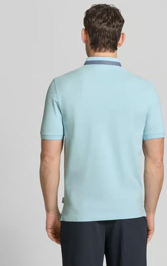 Bugatti regular fit poloshirt met opstaande kraag en gestikt logo
