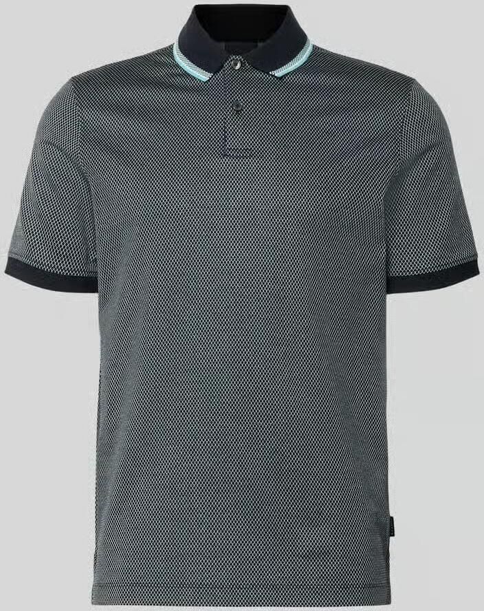 Bugatti regular fit poloshirt met polokraag en korte knoopsluiting - Foto 2