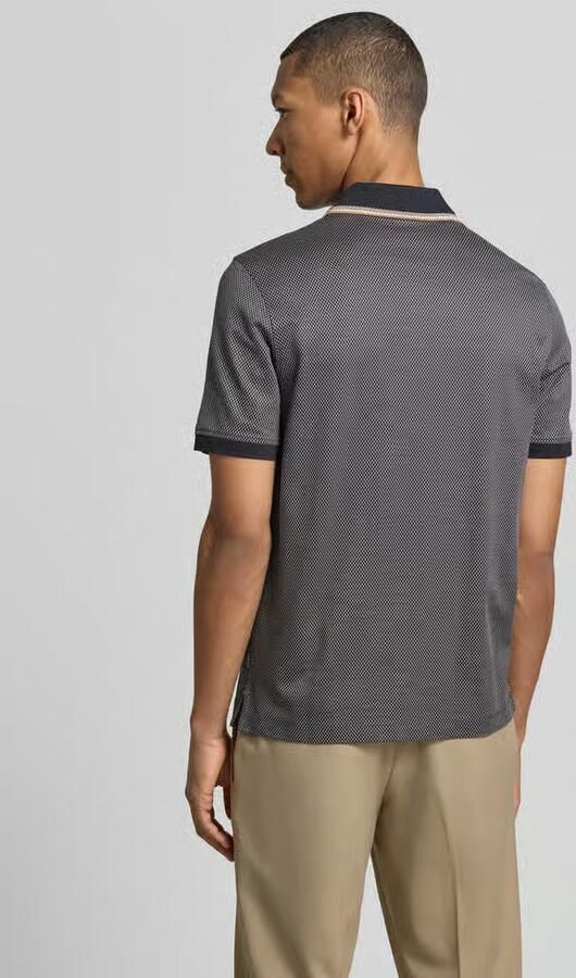 Bugatti regular fit poloshirt met polokraag en korte knoopsluiting