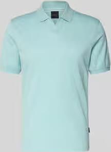 Bugatti regular fit poloshirt met structuurpatroon