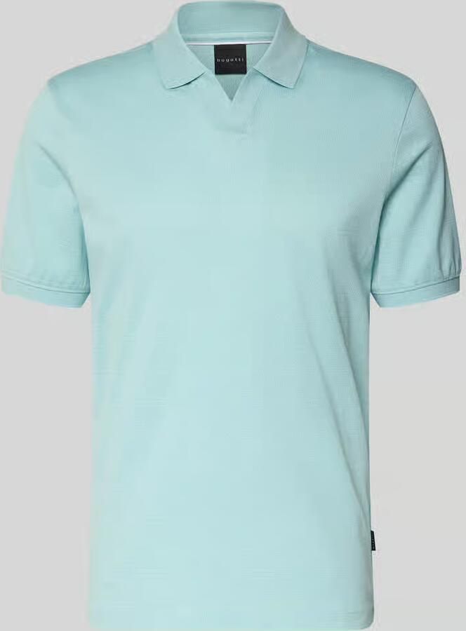 Bugatti regular fit poloshirt met structuurpatroon - Foto 2
