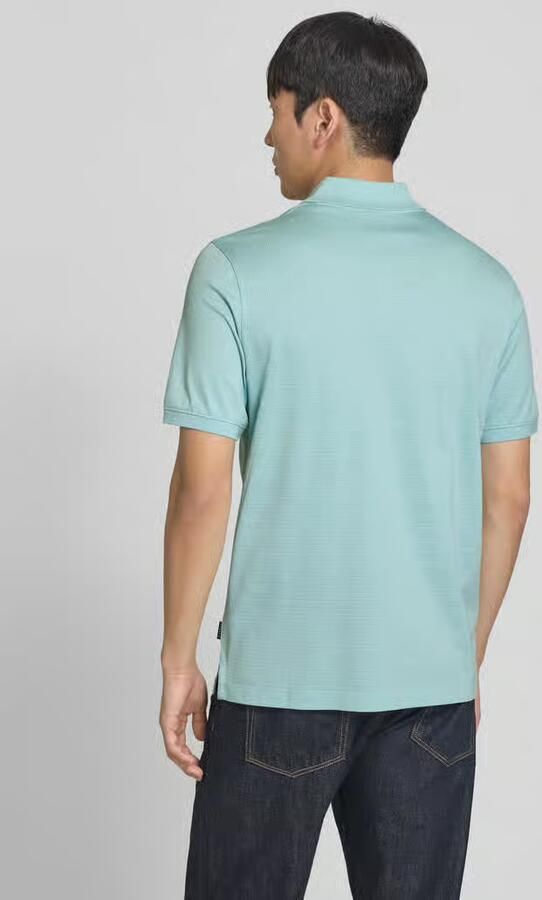 Bugatti regular fit poloshirt met structuurpatroon - Foto 3