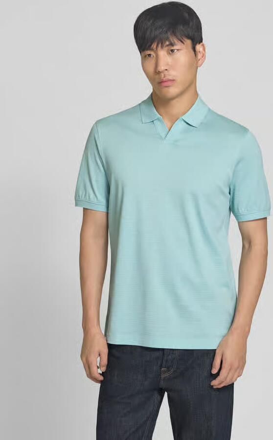Bugatti regular fit poloshirt met structuurpatroon - Foto 2