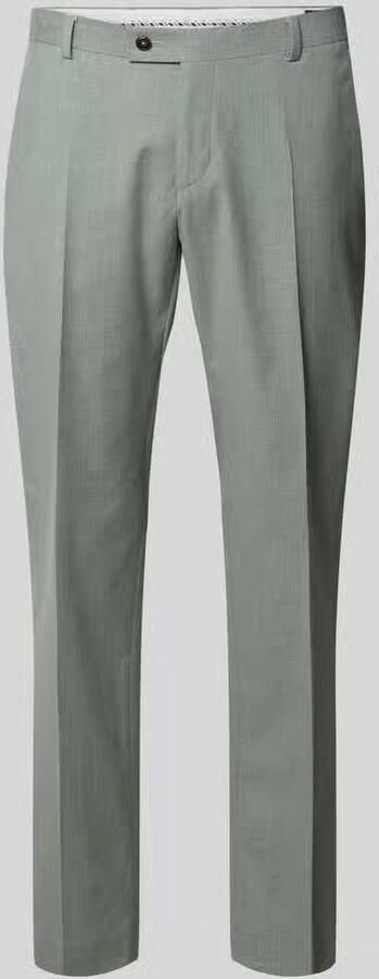 Bugatti regular fit stoffen broek met persplooien - Foto 2