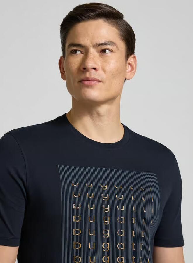 Bugatti regular fit T-shirt met logoprint