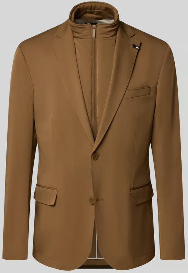 Bugatti Slim fit 2-in-1-colbert met klepzakken - Foto 2