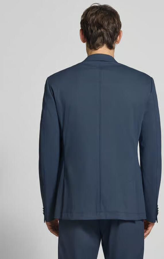 Bugatti Slim fit 2-knoops colbert met klepzakken - Foto 2