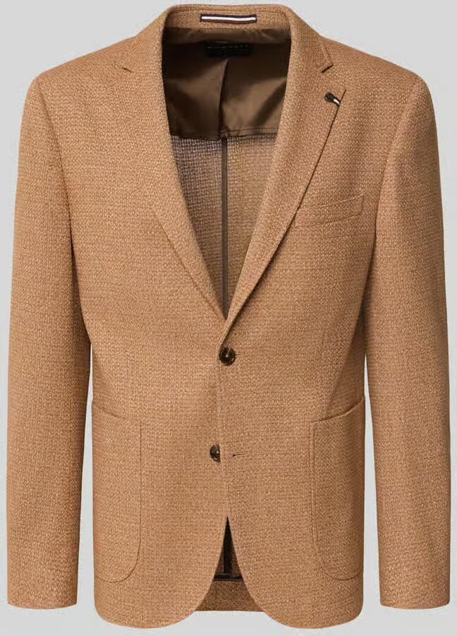 Bugatti slim fit 2-knoopscolbert met structuurpatroon - Foto 2