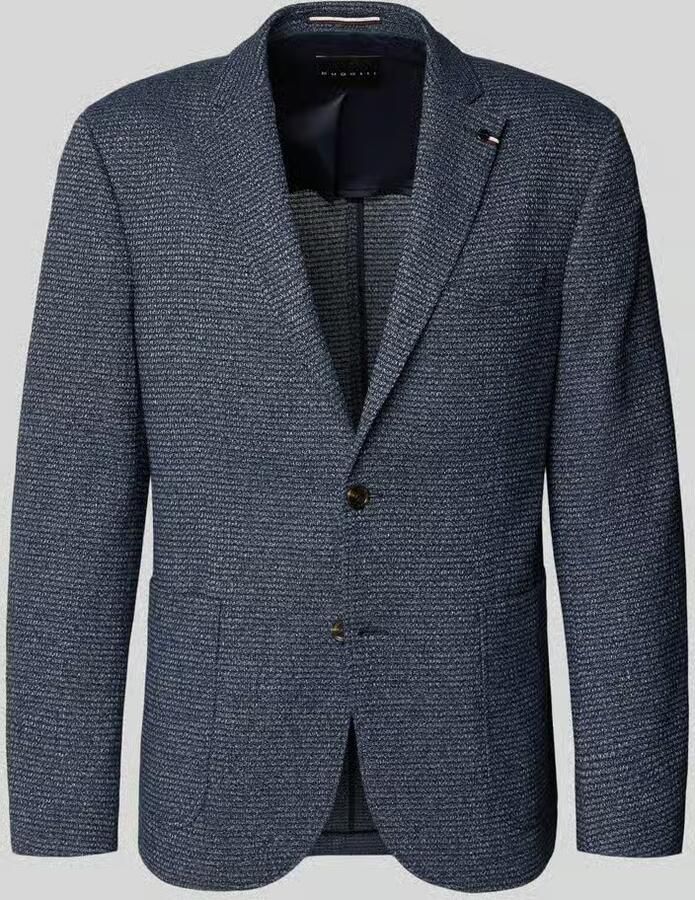 Bugatti slim fit 2-knoopscolbert met structuurpatroon - Foto 2