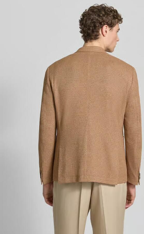 Bugatti slim fit 2-knoopscolbert met structuurpatroon - Foto 2