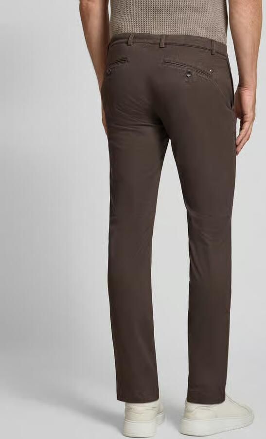 Bugatti slim fit chino van katoenmix - Foto 3