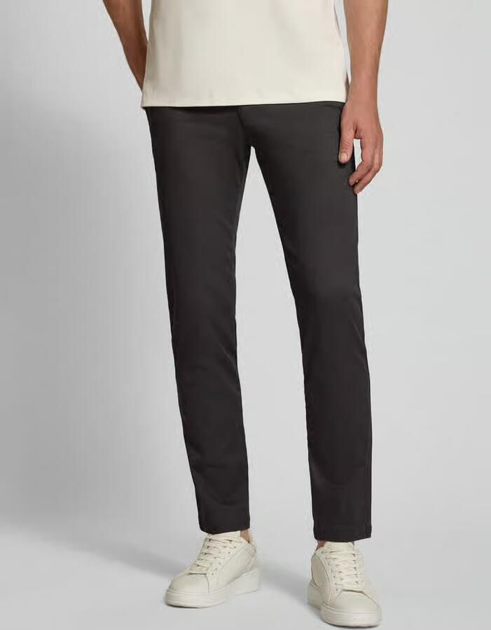 Bugatti slim fit chino van katoenmix - Foto 2