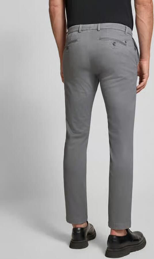Bugatti slim fit chino van katoenmix - Foto 3