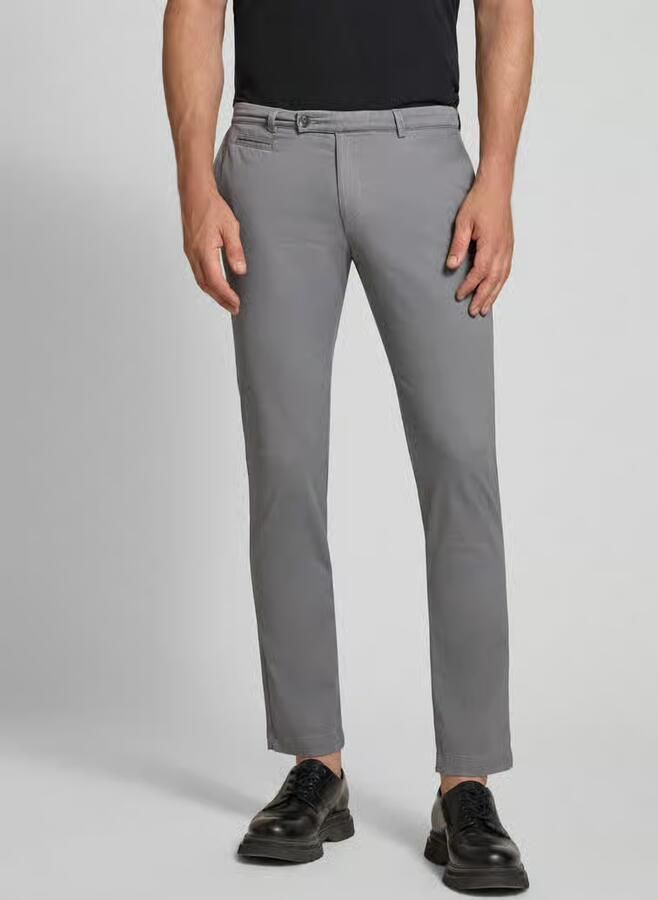 Bugatti slim fit chino van katoenmix - Foto 2